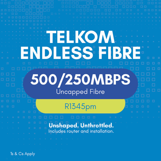 Telkom Endless Fibre 500/250 Mbps | Vasco Connect