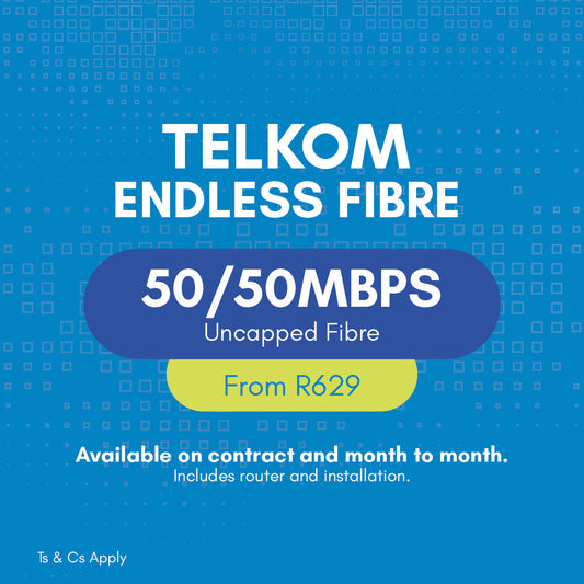 Telkom Endless Fibre 50/50 Mbps | Vasco Connect