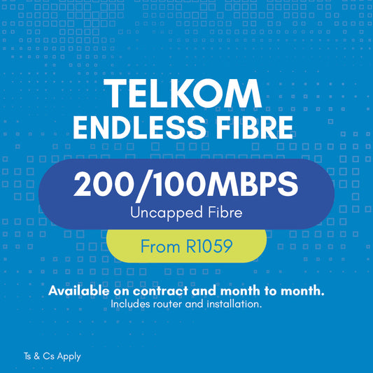 Telkom Endless Fibre 200/100 Mbps | Vasco Connect 