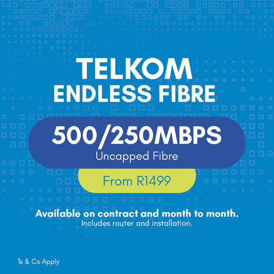 Telkom Endless Fibre 500/250 Mbps